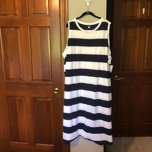 New with tags old navy plus size striped summer dress midi size 4X